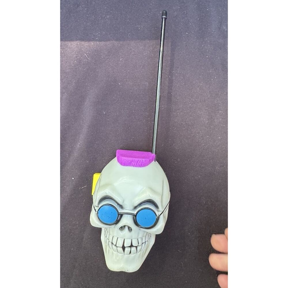 Vintage Goosebumps Glow in the Dark Walkie Talkie Curly The Skeleton Only RARE!